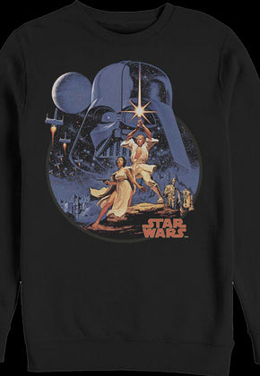 Vintage Episode IV Poster Star Wars Sweatshirt