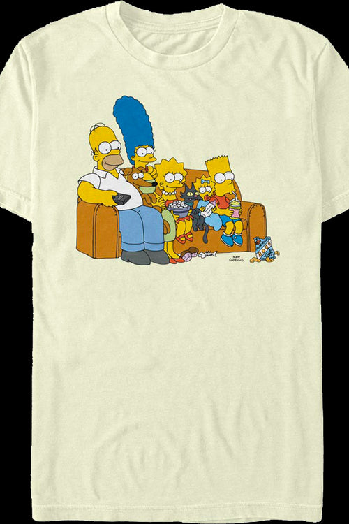 Vintage Family Couch The Simpsons T-Shirtmain product image