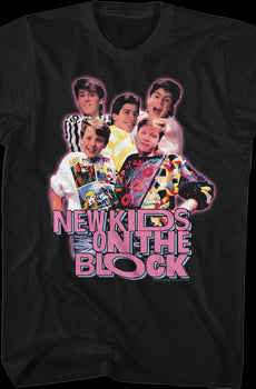 Vintage Group Photo New Kids On The Block T-Shirt