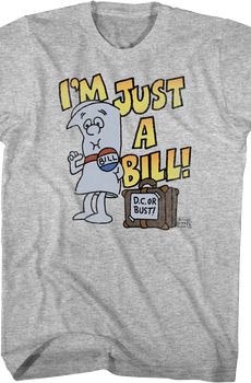 Vintage I'm Just A Bill Schoolhouse Rock T-Shirt