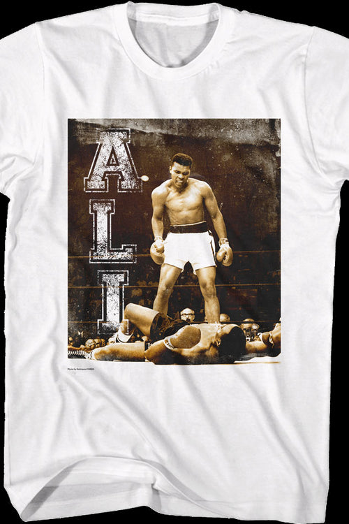 Vintage Knockout Pose Muhammad Ali T-Shirtmain product image