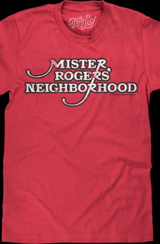 Vintage Logo Mr. Rogers T-Shirt