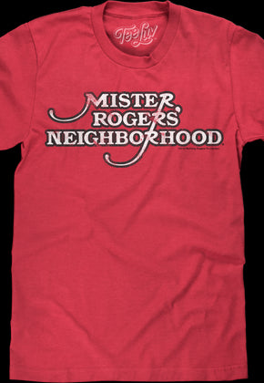 Vintage Logo Mr. Rogers T-Shirt