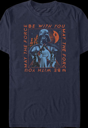 Vintage May The Force Be With You Star Wars T-Shirt