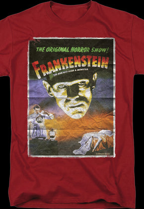 Vintage Movie Poster Frankenstein T-Shirt