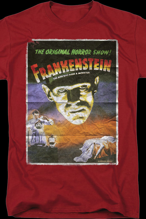 Vintage Movie Poster Frankenstein T-Shirtmain product image