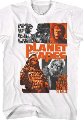 Vintage Movie Poster Planet Of The Apes T-Shirt