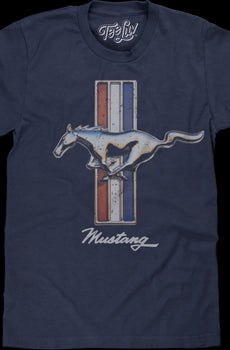 Vintage Mustang Logo Ford T-Shirt