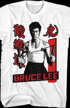 Vintage Nunchucks Bruce Lee T-Shirt