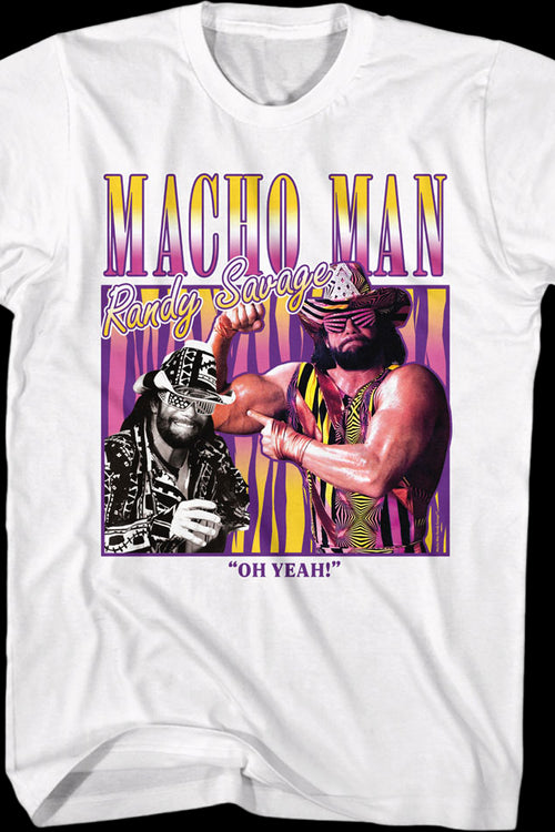 Vintage Oh Yeah Collage Macho Man Randy Savage T-Shirtmain product image