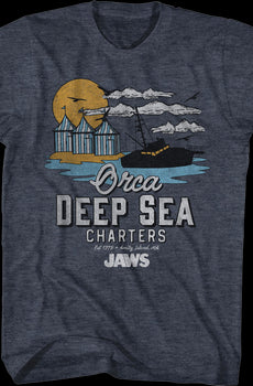 Vintage Orca Deep Sea Charters Jaws T-Shirt