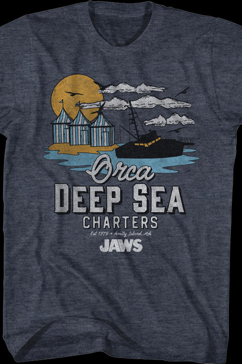 Vintage Orca Deep Sea Charters Jaws T-Shirtmain product image