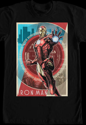 Vintage Poster Iron Man T-Shirt