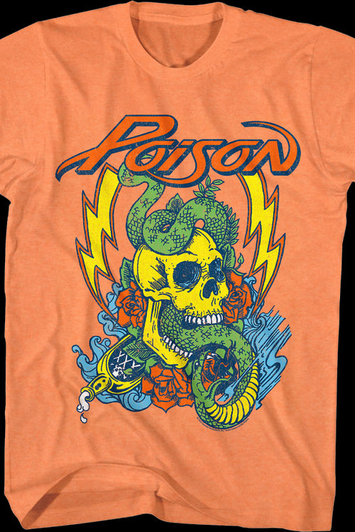 Vintage Snake & Skull Poison T-Shirtmain product image