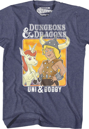 Blue Heather Uni & Bobby Dungeons & Dragons T-Shirt