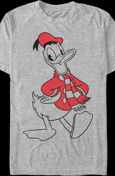 Vintage Winter Donald Duck Disney T-Shirt