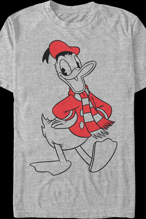 Vintage Winter Donald Duck Disney T-Shirtmain product image
