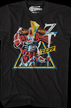 Vintage Zedd Poster Mighty Morphin Power Rangers T-Shirt