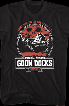 Visit Us At The Beautiful Goon Docks Goonies T-Shirt