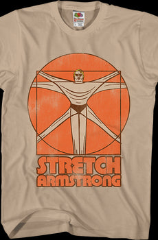 Vitruvian Man Stretch Armstrong T-Shirt