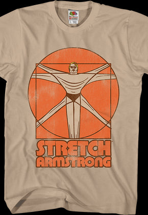 Vitruvian Man Stretch Armstrong T-Shirt