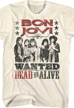 Wanted Dead Or Alive Bon Jovi T-Shirt