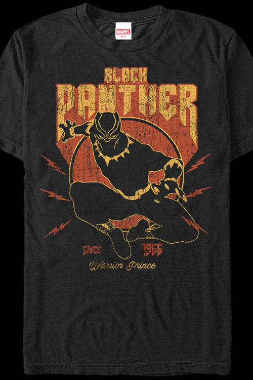Warrior Prince Black Panther T-Shirtmain product image