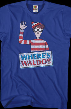 Waving Where's Waldo T-Shirt