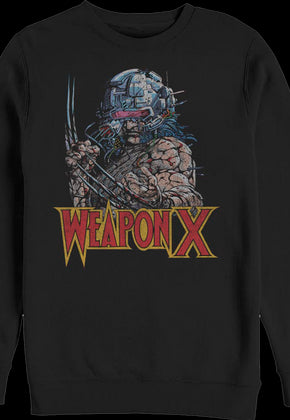 Weapon X Marvel Comics Sweatshirt