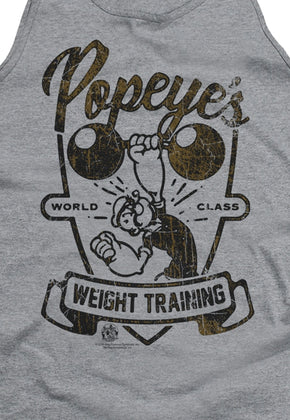 Weight Training Popeye Tank Top