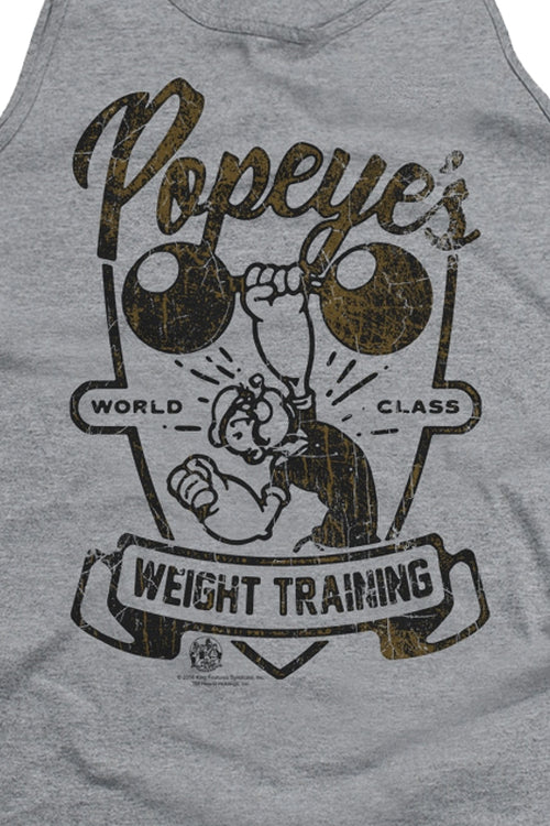 Weight Training Popeye Tank Topmain product image
