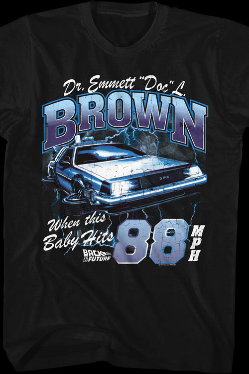 When This Baby Hits 88 MPH Back To The Future T-Shirtmain product image