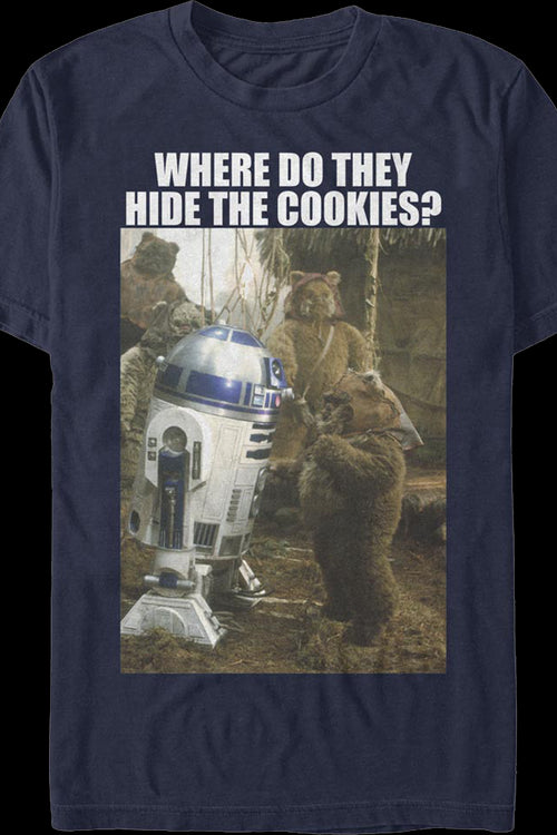 Where Do They Hide The Cookies Star Wars T-Shirtmain product image