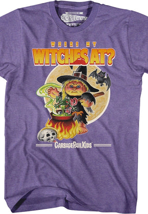 Where My Witches At Garbage Pail Kids T-Shirt