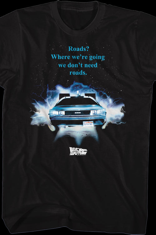 Front & Back Roads Back To The Future T-Shirtmain product image
