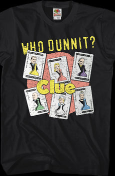 Who Dunnit Clue T-Shirt