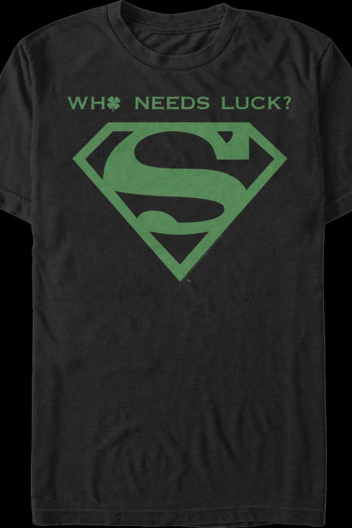 Who Needs Luck? Superman DC Comics T-Shirtmain product image