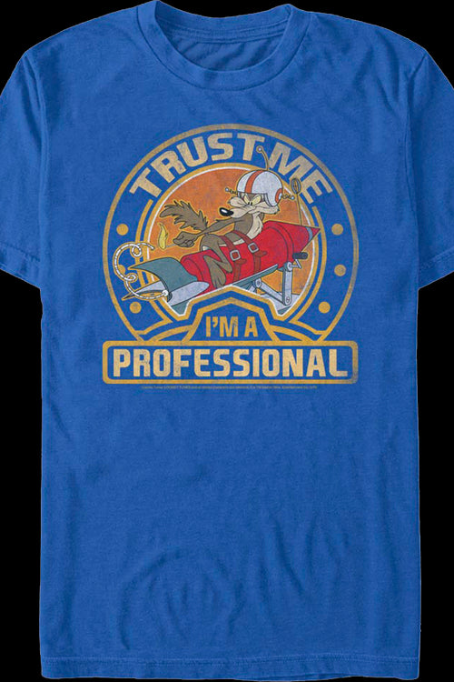 Wile E. Coyote Trust Me I'm A Professional Looney Tunes T-Shirtmain product image