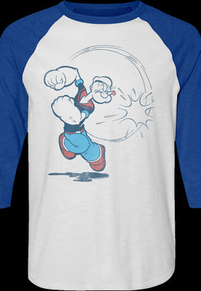 Wind-Up Punch Popeye Raglan Baseball Shirt