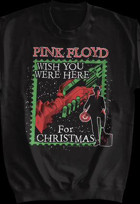 Wish You Were Here For Christmas Pink Floyd Sweatshirt