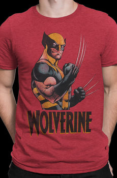Wolverine Adamantium Claws Marvel Comics T-Shirt