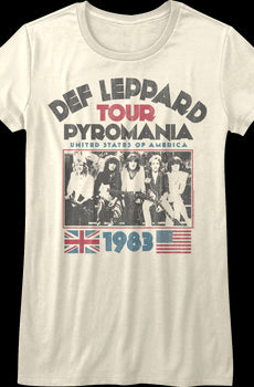 Womens 1983 Tour Def Leppard Shirt