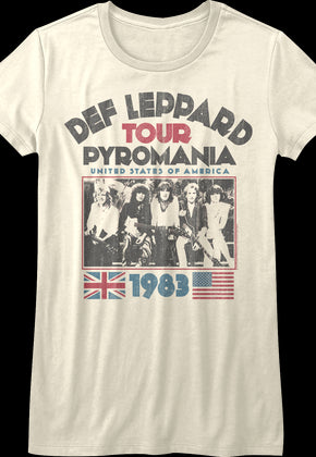 Womens 1983 Tour Def Leppard Shirt