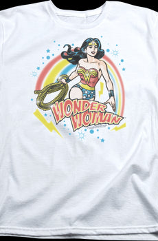 Womens Airbrush Wonder Woman Shirt