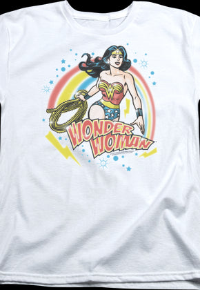 Womens Airbrush Wonder Woman Shirt