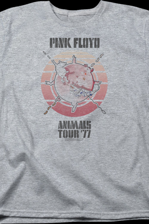 Womens Animals Tour 1977 Pink Floyd Shirtmain product image