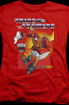 Womens Autobot Hot Rod Transformers Shirt