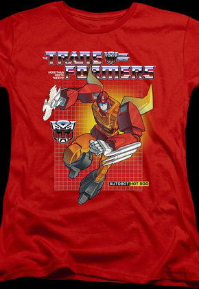 Womens Autobot Hot Rod Transformers Shirt