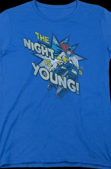 Womens Batgirl The Night Is Young DC Comics Shirt