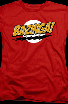 Womens Bazinga Big Bang Theory Shirt